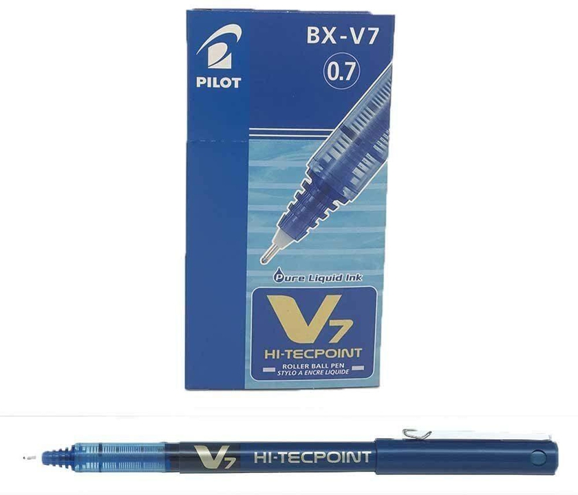 Generic Pilot V7 Hi Tecpoint Pen Blue Pack Of 12