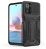 Xiaomi Redmi note 10 4G / Redmi Note 10s Rugged Ironman Protective Cover - With Kickstand - Black