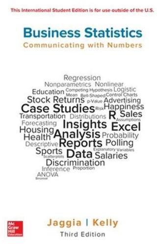 Business Statistics Communicating With Numbers Ed 3