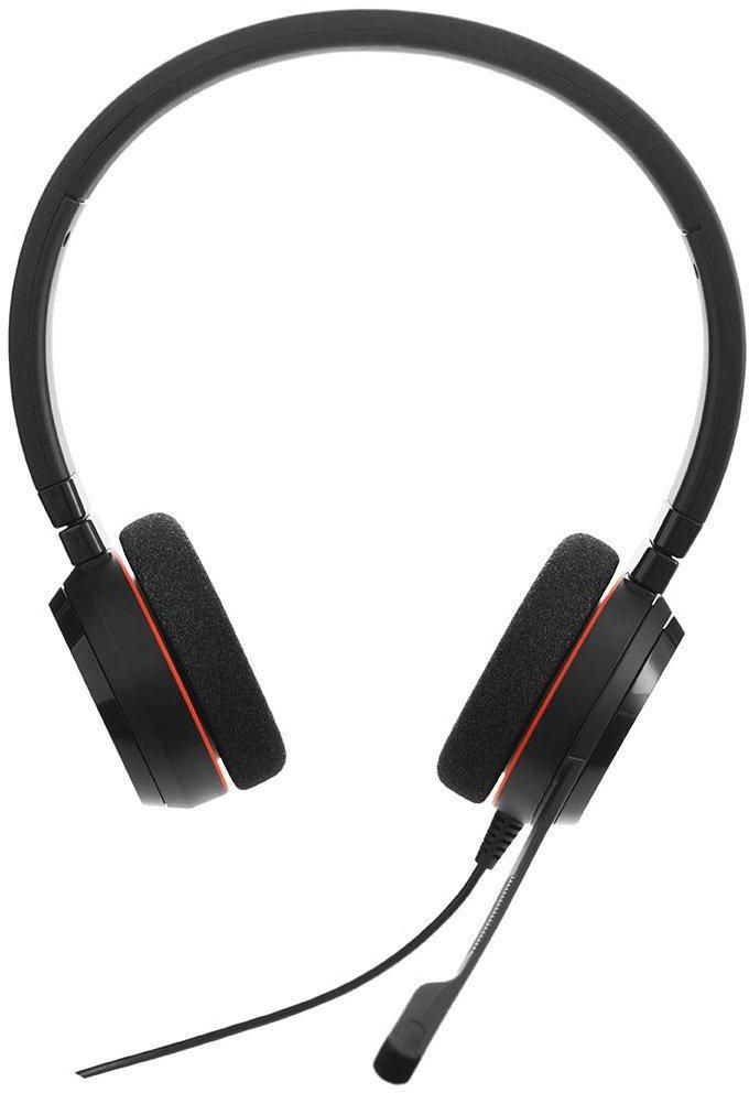 JABRA Evolve 20 Wired Headset, Black.