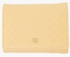 محفظة كاجوال للنساء بتصميم مربع مصنوعة من البولي يوريثان وثنائية الطي أصفر