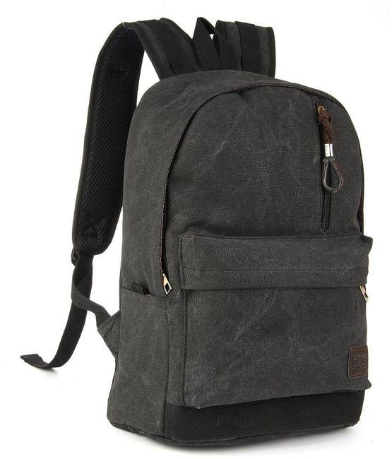 Universal Shoulder Backpack Travel Notebook Laptop Bag W/ USB Charging Port +Earphone Hole Black