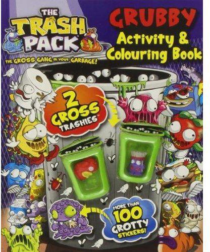 Trash Pack Grubby Activity Colouring Boo