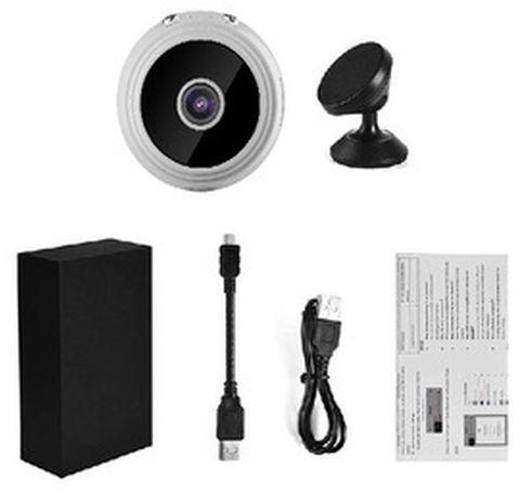 A9 V380 Pro 1080P Wifi Mini Camera, Home Security P2P WiFi Camera, Night Vision Wireless Camera, Remote Monitor Cam-Wihte A9 Cam