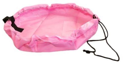 Universal Portable Toy Mat Kids 45cm Large Storage Bags Toys Organizer Blanket Rug Box Pink