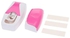 Toothpaste Dispenser Plus Brush Holder-Pink