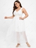 Plus Size Faux Pearls Embellished High Rise Surplice Maxi Party Dress - 4x | Us 26-28