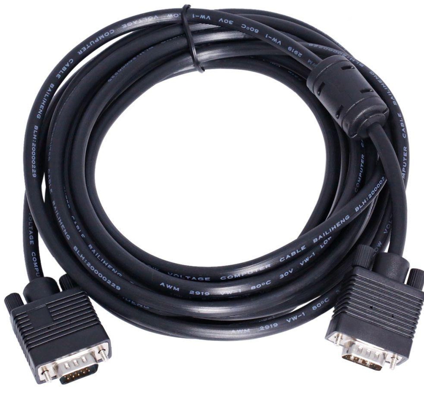 VGA 5 meter male to male cable