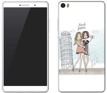Vinyl Skin Decal For Huawei P8 Max Friends Forever