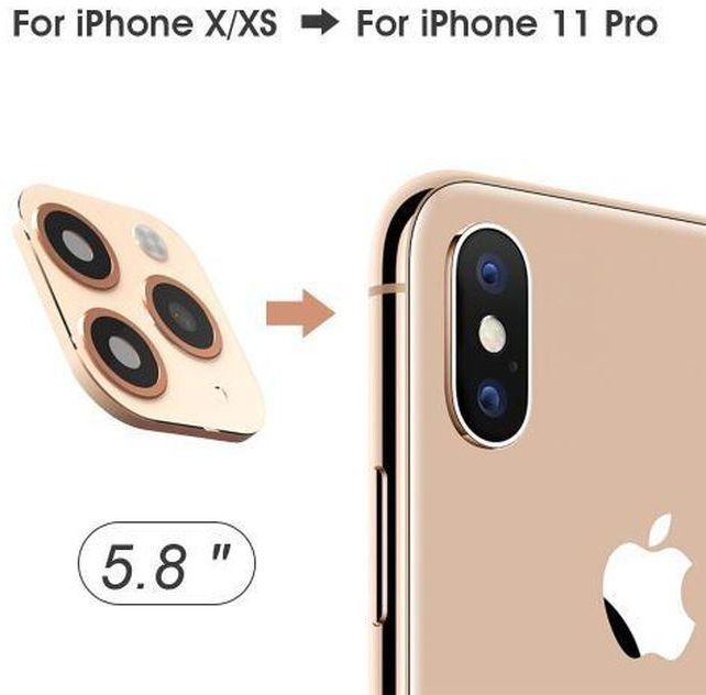 Camera Lens Converter For IPhone X/ Xs To IPhone 11 Pro-Gold