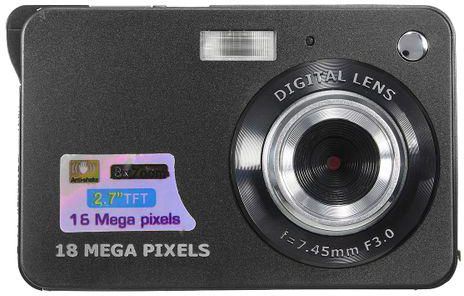 2.7'' TFT LCD 720P HD 18MP Digital Camera Camcorder 8x Digital Zoom Anti-shake Black