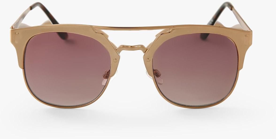 Gold Gialanella Square Sunglasses