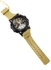 Skmei Casual Analog Watch For Men, Water Resist, Black Rubber Band,