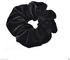 2 Pieces Velvet Ponytail Holder/Hair Scrunchies / Hair Ties Donut Maker Hairbands BK-black