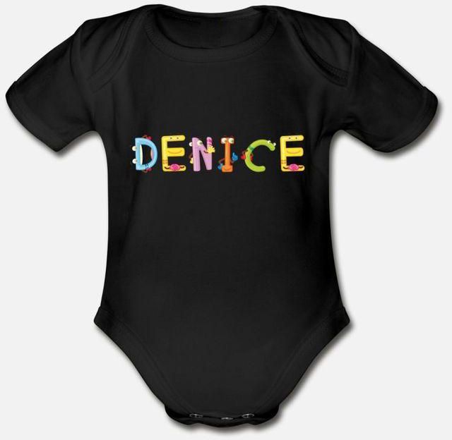 Denice Organic Short Sleeve Baby Bodysuit