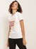 Printed Round Neck Casual Wear T-Shirt White