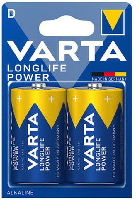 VARTA Battery Size D LONGLIFE Power(LR20) - 2PCS