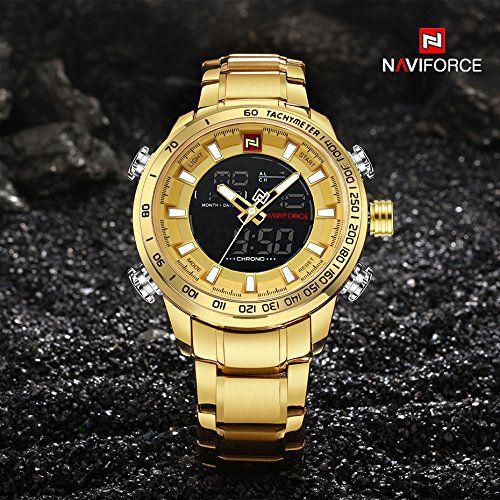 Naviforce Golden 9093 Naviforce Wrist Watch