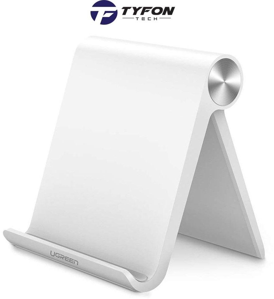 UGREEN Multi Angle Adjustable Stand Holder for iPad iPhone Samsung Note (White)
