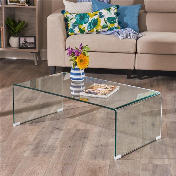 TEMPERED GLASS COFFEE TABLE