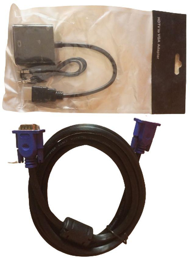 HDMI Male To VGA Male Adapter Cable Converter Lead