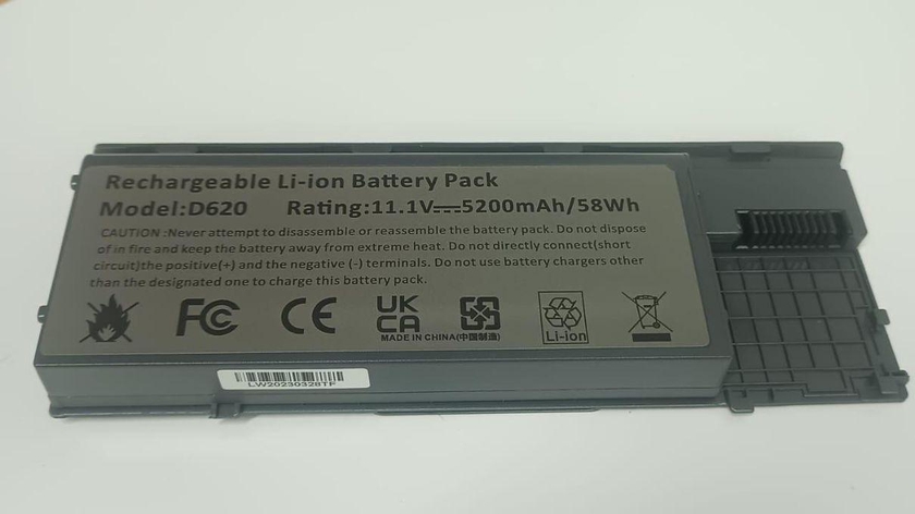 Replacement Laptop Battery for Dell Latitude D620 D630 D630C D630N D631 D640 PC764