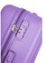 Senator Hard Case Medium Suitcase Luggage Trolley For Unisex ABS Lightweight Travel Bag with 4 Spinner Wheels KH1085 Highlight Purple
