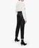 Black Belted Paperbag Waist Trousers