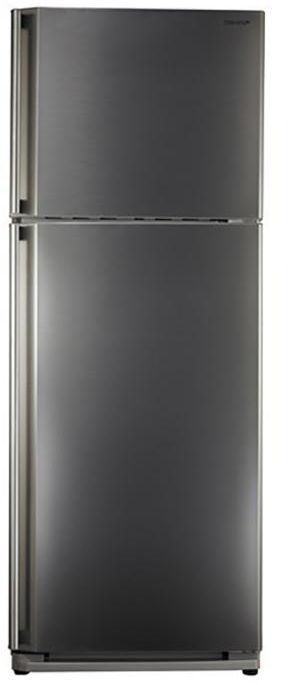 Sharp Freestanding Refrigerator, No Frost, 2 Doors, 16 FT, Stainless Steel - SJ-58C(ST)