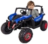 Megastar - Ride on 12V Utv Kid's Beach Buggy Jeep Commander Electric Rideon - Blue- Babystore.ae