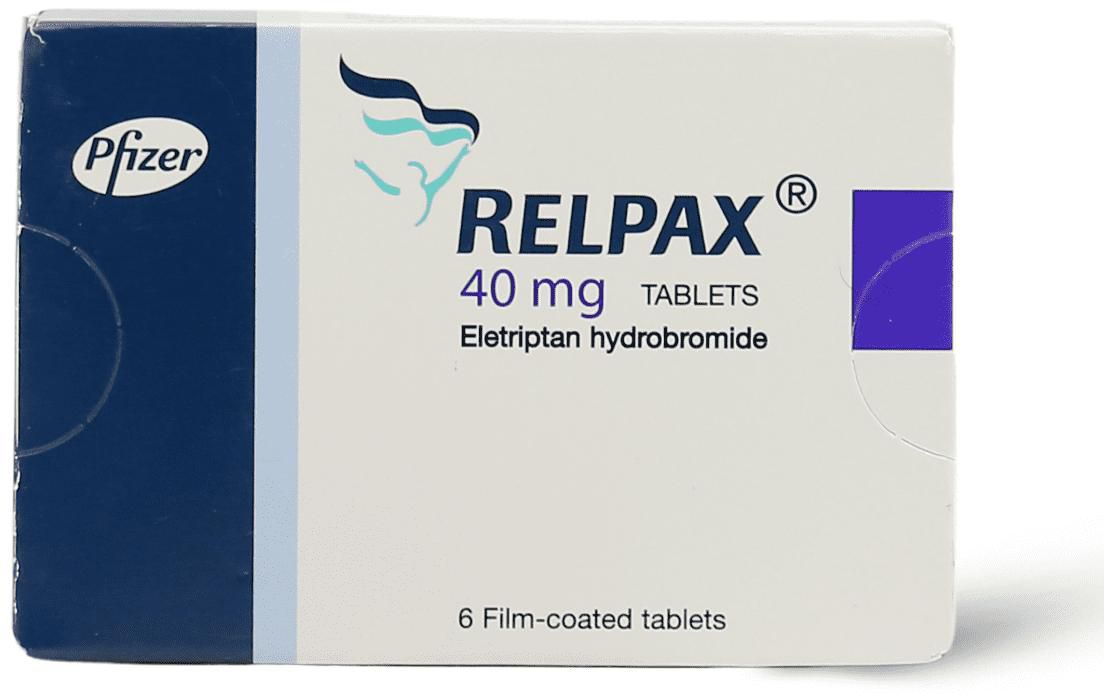 Relpax 40 Mg, For Migraine Attacks - 6 Tablets