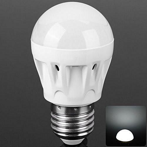 Generic E27 3W 270LM White Light LED Bulb Lamp Environmental Milky Covered Bulb - Cool White