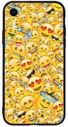 Protective Case Cover For Apple iPhone XR Emoji