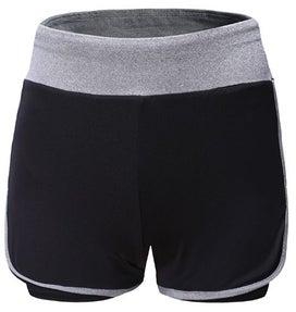 2-In-1 Sports Stretch Shorts S