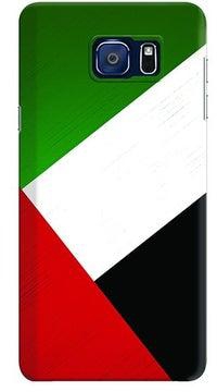 غطاء حماية محكم فاخر رفيع ذو مظهر غير لامع لهاتف سامسونج جالاكسي نوت 5 علم الإمارات العربية المتحدة