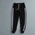 Black Joggers With White Stripe