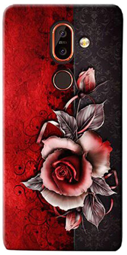 Combination Protective Case Cover For Nokia 7 Plus Vintage Rose