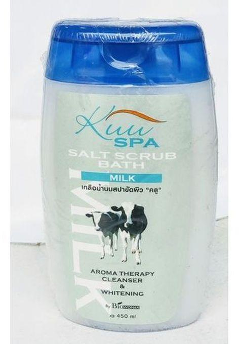 Kuu Spa Goat Milk Scrub (2pcs)For Face & Body Skin Glow & Freshness=