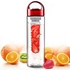 Universal 700ML BPA Free Plastic Fruit Infuser Water Bottle With Filter Leakproof Sport Hiking Camping Drink Shaker Bottle
