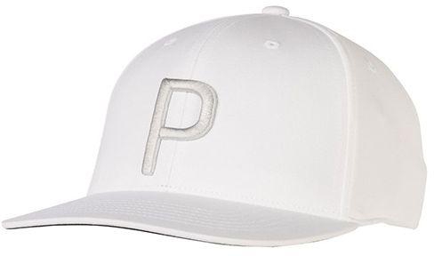 Puma Youth P Snapback Cap - Bright White