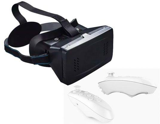VR Virtual Reality Headset with Controller - Black