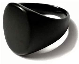 Ring for Men Anti Scratches and Rust Size - Black