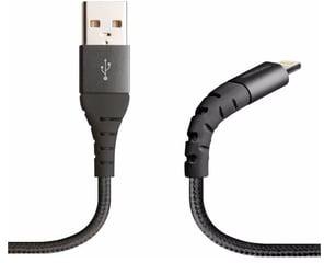 SBS Unbreakable Lightning Cable 1M Black