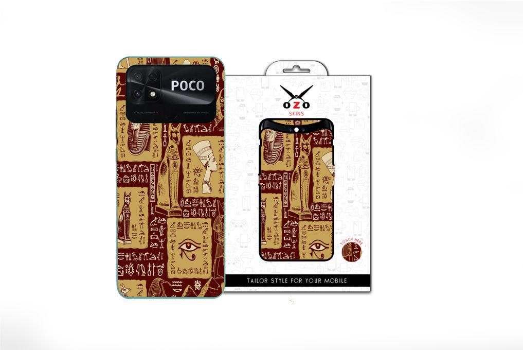 OZO Skins Ozo skins Famous Pharaonic statues (SE212FPS) For Xiaomi Poco C40