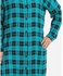 Femina Checkered Shirt - Dark Turquoise