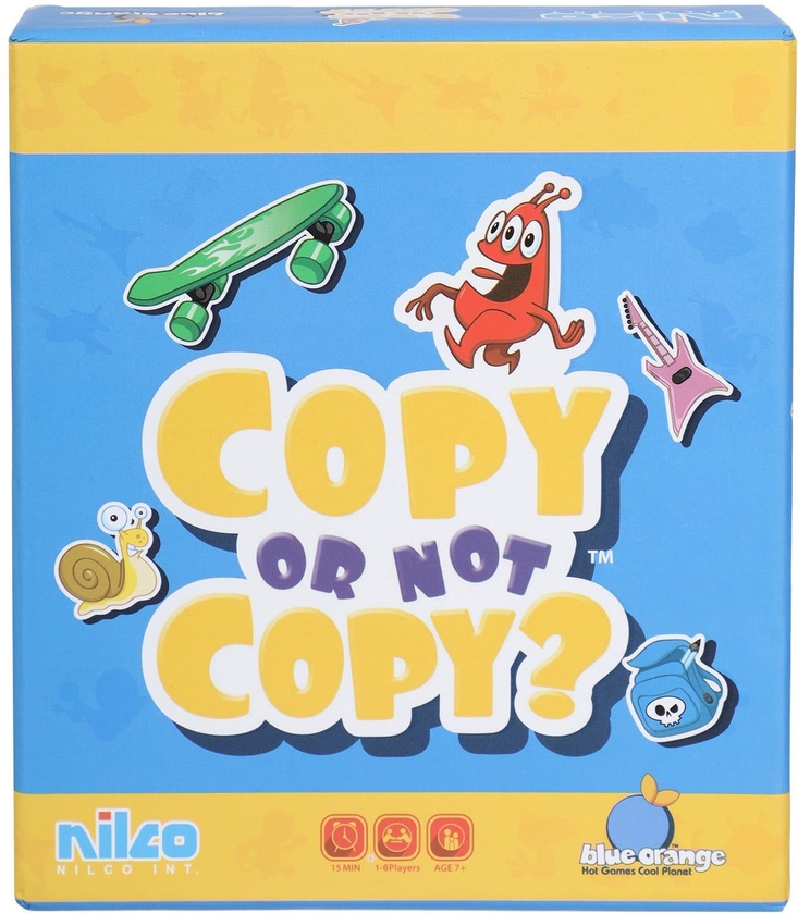 Get Nilco Copy Or Not Copy Card Game - Blue with best offers | Raneen.com