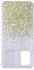 SAMSUNG GALAXY A02S - Camera Slider Clear Back Cover With Sequin
