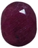 حجر الياقوت الافريقي مقصوص قصة بيضاوية الشكل بوزن 9.70 قيراط