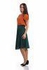 Basicxx Dragonfly Short Sleeve Bow Slav All Over Print Top for Ladies Size 10 Orange
