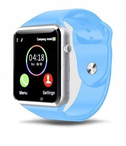 Generic V9 Bluetooth Smart Wrist Watch - Sky Blue
